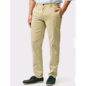 NEW! Rodd & Gunn Men's Fitchett Chino Pants Custom Fit Stone Size W34‎ L34 $158